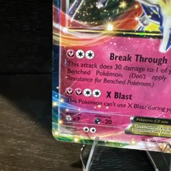 Pokemon TCG Xerneas-EX XY07/211 XY Black Star Promos Holo LP 2014 - Image 5