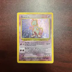 HP Mewtwo Holo Base Set 10/102 Pokemon Card - Image 1