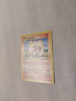 POKEMON BASE 1ST EDITION SHADOWLESS ARCANINE 23/102 excellent/mint condition - Image 2