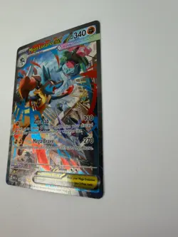 Pokemon Mega Lucario EX 179/132 Full Art Pokemon Card SIR Holo EN - Image 2