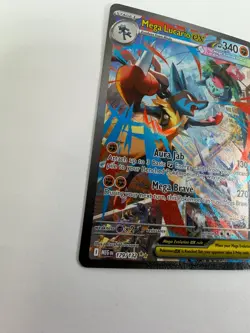Pokemon Mega Lucario EX 179/132 Full Art Pokemon Card SIR Holo EN - Image 3