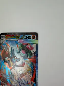 Pokemon Mega Lucario EX 179/132 Full Art Pokemon Card SIR Holo EN - Image 5