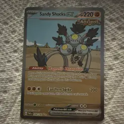 Pokemon Sandy Shocks EX Holo Double Rare Prismatic 056/131 220 HP Ancient - Image 1