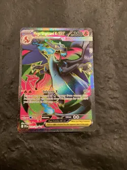 2025 Pokemon Phantasmal Flames - #109/094 Mega Charizard X ex NM Ultra Rare - Image 1
