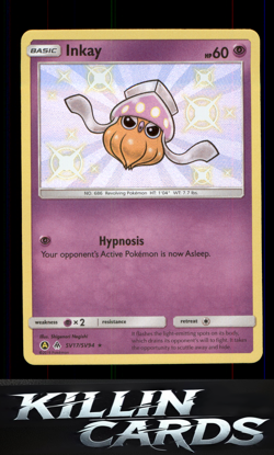 Inkay SV17/SV94 Pokemon Shiny Holo Rare Hidden Fates: Shiny Vault Card NM - Image 1