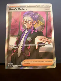 Boss’s Orders 256/217 Ultra Rare Full Art Pokemon TCG Ascended Heroes NM - Image 1