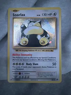 Pokemon TCG Snorlax XY179 Ultra Rare Holo Black Star Promo Card - Image 1