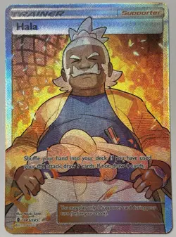 Hala & Professor's Research - Pokemon TCG Full Art Ultra Rare Trainer Lot - Image 4