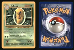 Kakuna 33/102 Uncommon Base Set Unlimited Pokemon Lightly Played - Image 3