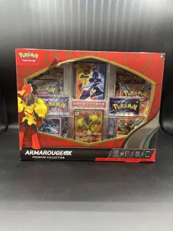 Pokemon Armarouge Ex Premium Collection Box 🔥 6 Boosters packs! - Image 1