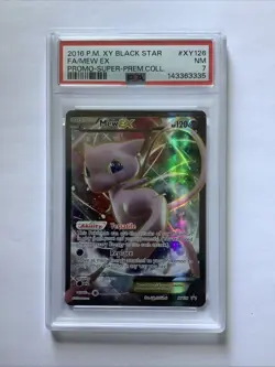 Mew EX Full Art #XY126 - XY Black Star Promos - Pokemon 2016 - PSA 7 - Image 1