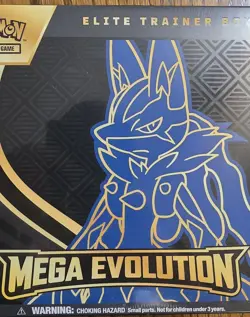 Pokemon Mega Evolution Lucario ETB Elite Trainer Box New & Sealed - Image 3