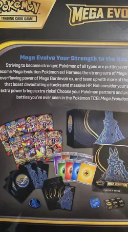 Pokemon Mega Evolution Lucario ETB Elite Trainer Box New & Sealed - Image 4