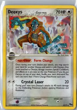 Pokemon TCG 2006 POP Series Deoxys 2/17 - Rare Holo NM - Image 1
