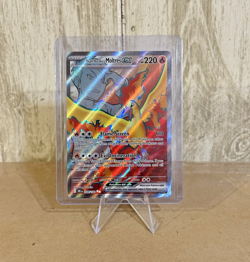 Team Rocket's Moltres Ex Holo Destined Rivals Ultra Rare 208/182 Pokemon TCG - Image 1