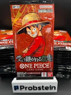 Lot of (50) One Piece TCG Japanese OP-13 Carrying On His Will Booster Packs - Image 2