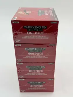 Lot of (4) One Piece TCG OP-13 Carrying On His Will Booster Boxes SEALED - Image 5