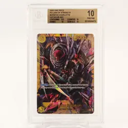 One Piece Charlotte Katakuri OP03-123 SEC BGS 10 PRESTINE ENG - Image 2