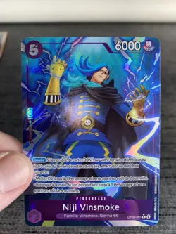 Carte One Piece Card Game Niji Vinsmoke OP06-065 Rare V2 FOIL PRB01 Francais - Image 3
