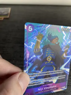 Carte One Piece Card Game Niji Vinsmoke OP06-065 Rare V2 FOIL PRB01 Francais - Image 5
