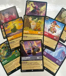 Disney Lorcana TCG 500 Card Lot - Mixed Set All Sets (C/UC/Rare/Super Rare/Foil) - Image 5