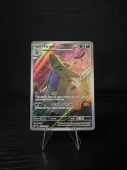 Tyranitar 222/193 Paldea Evolved 2023 IR Holo Rare Pokemon Card TCG - Image 1