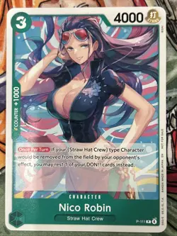 Nico Robin (Heroines Battle Pack) P-111 One Piece Promotion Cards - Image 1
