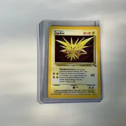 Zapdos 15/62 Holo Rare Fossil Set Pokemon Card NM *PACK FRESH* - Image 1