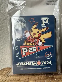 Pokemon World Championships 2025 Anaheim - Set Of 3 Card Sleeves - Image 2