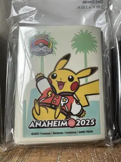 Pokemon World Championships 2025 Anaheim - Set Of 3 Card Sleeves - Image 3