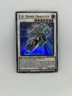 Yugioh Card F.A. Dawn Dragster MP19-EN061 SUPER RARE 1st Ed. - NM - Image 1