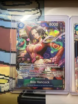 One Piece Card Game Boa Hancock Holo Lot of 3 - Image 2
