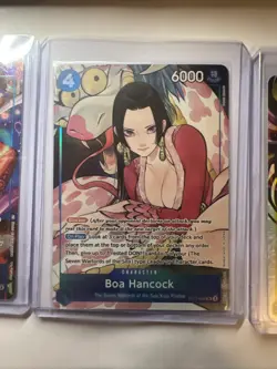 One Piece Card Game Boa Hancock Holo Lot of 3 - Image 3