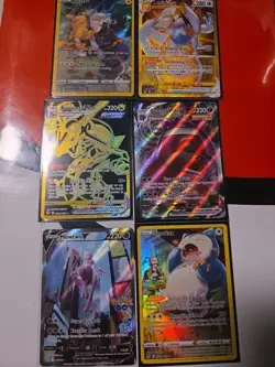 Pokemon Sword & Shield Holo Card Lot 6x - Image 1