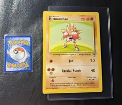 2002 Hitmonchan 2 Jumbo Pokemon Card Gold Winner Oversized Vintage Nintendo - Image 1
