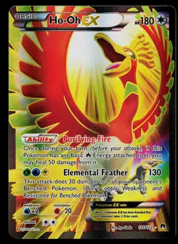 Pokemon Card - Ho-Oh EX (Full Art) XY - BREAKpoint 121/122 Ultra Rare Holo - Image 1