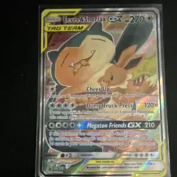 Pokemon Eevee & Snorlax GX TAG TEAM Promo Holo SM169 Sm Card - Image 1