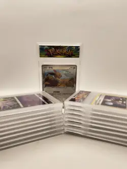 TCG 17 Ungraded In Custom Made Slabs Pokemon Cards - 14 Holos Some Reverse - Image 2