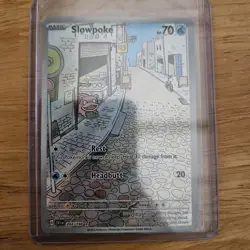 Slowpoke Scarlet & Violet Holo Illustration Card 204/198 Rare Base Set - Image 2