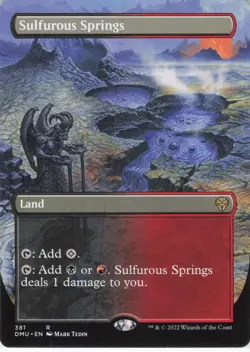 Magic: The Gathering 2022 Dominaria United Sulfurous Springs #381 - Image 1