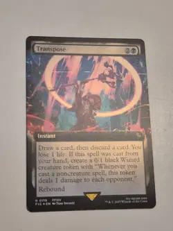 MTG FOIL Transpose (Extended Art ) English FIC #119 Final Fantasy - Image 2