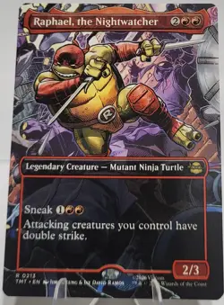 Raphael, the Nightwatcher (Borderless) R Teenage Mutant Ninja Turtles 213 NM - Image 1