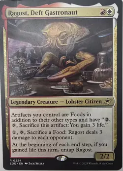 MTG Ragost Artifact Food Engine – High Power Commander Deck (Burn Combo) - Image 1