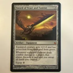 Sword of Feast and Famine #138 (NM) Mirrodin Besieged MBS Magic MTG - Image 1