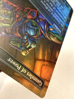 MTG Gauntlet Of Power BORDERLESS FOIL Dominaria Remastered 447 NM - Image 5