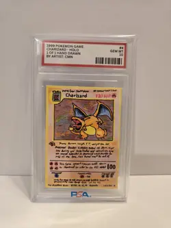 1999 Charizard Pokemon Game First Edition Holo Rare - 1 of 1 Custom - Image 1