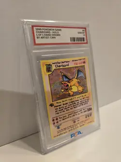 1999 Charizard Pokemon Game First Edition Holo Rare - 1 of 1 Custom - Image 4