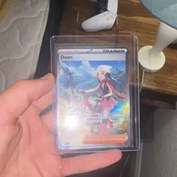 Pokemon Dawn Full Art Trainer Holo Card 123/094 English - Image 1