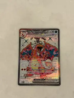Pokemon TCG Charizard EX Obsidian Flames 215/197 Near Mint Condition - Image 1