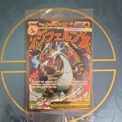 Pokemon Mega Charizard X EX Mega Evolution English Card Pack - Image 1